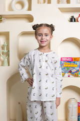 'Easter Bunny' Unisex Organic Cotton Mulmul Kurta Pajama Set