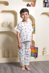 'Easter Bunny' Unisex Organic Cotton Mulmul Co-ord Set