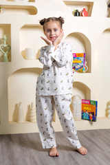 'Easter Bunny' Unisex Organic Cotton Mulmul Kurta Pajama Set