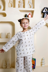 'Easter Bunny' Unisex Organic Cotton Mulmul Kurta Pajama Set