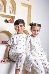 'Easter Bunny' Unisex Organic Cotton Mulmul Co-ord Set
