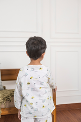 'Safari Trip' Unisex Organic Cotton Mulmul Kurta Pajama Set