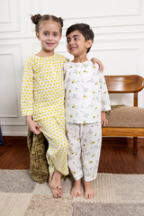 'Safari Trip' Unisex Organic Cotton Mulmul Kurta Pajama Set