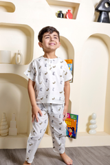 'Easter Bunny' Unisex Organic Cotton Mulmul Co-ord Set