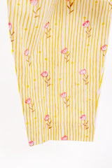 'Blooming Buds' Cotton Kurta Pajama Set for Adults