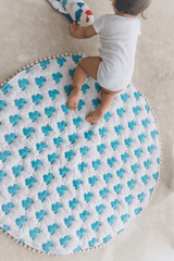 Blue Elephant Playmat