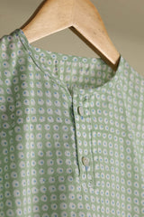 'Breezy Green' Unisex Organic Cotton Mulmul Co-ord Set
