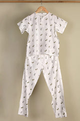 'Easter Bunny' Unisex Organic Cotton Mulmul Co-ord Set