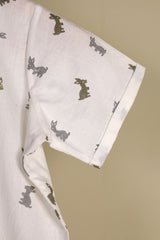 'Easter Bunny' Unisex Organic Cotton Mulmul Co-ord Set