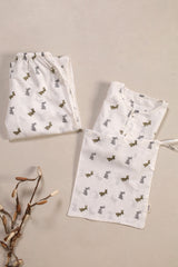 'Easter Bunny' Unisex Organic Cotton Mulmul Co-ord Set