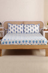 Set of 4 - Hot Air Balloon Bedding Set for Kids