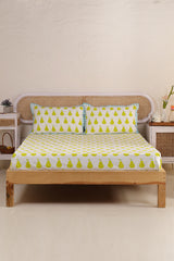 Set of 4 - Yellow Pear Bedding Set for Kids