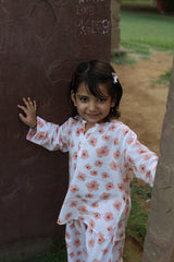 'Rose Garden' Unisex Organic Cotton Kurta Pajama Set