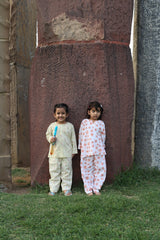 'Rose Garden' Unisex Organic Cotton Kurta Pajama Set