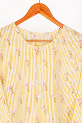 'Blooming Buds' Cotton Kurta Pajama Set for Adults