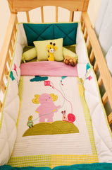 Kite Flying with Ele and Friends Cot Bedding