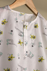 'Safari Trip' Unisex Organic Cotton Mulmul Kurta Pajama Set