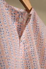 'Spring Bloom' Unisex Organic Cotton Mulmul Co-ord Set