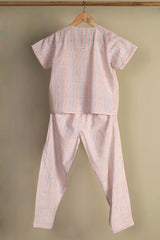 'Spring Bloom' Unisex Organic Cotton Mulmul Co-ord Set
