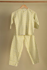 'Summer candy' Unisex Organic Cotton Mulmul Kurta Pajama Set